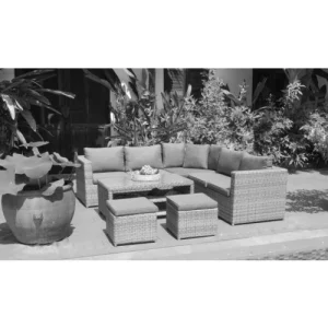 NOTRE SELECTION Salon De Jardin 6 Pièces FERATA Alu magasins pas chers 9