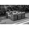 Dernières Nouveautés NOTRE SELECTION Ensemble Repas 11 Pièces CUBE DINNING Acier Gris 17