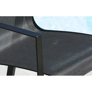 Fauteuil De Jardin MIAMI DCB Garden Noir Et Alu Gris Anthracite – ALU-MIAMI-FT achetez 6